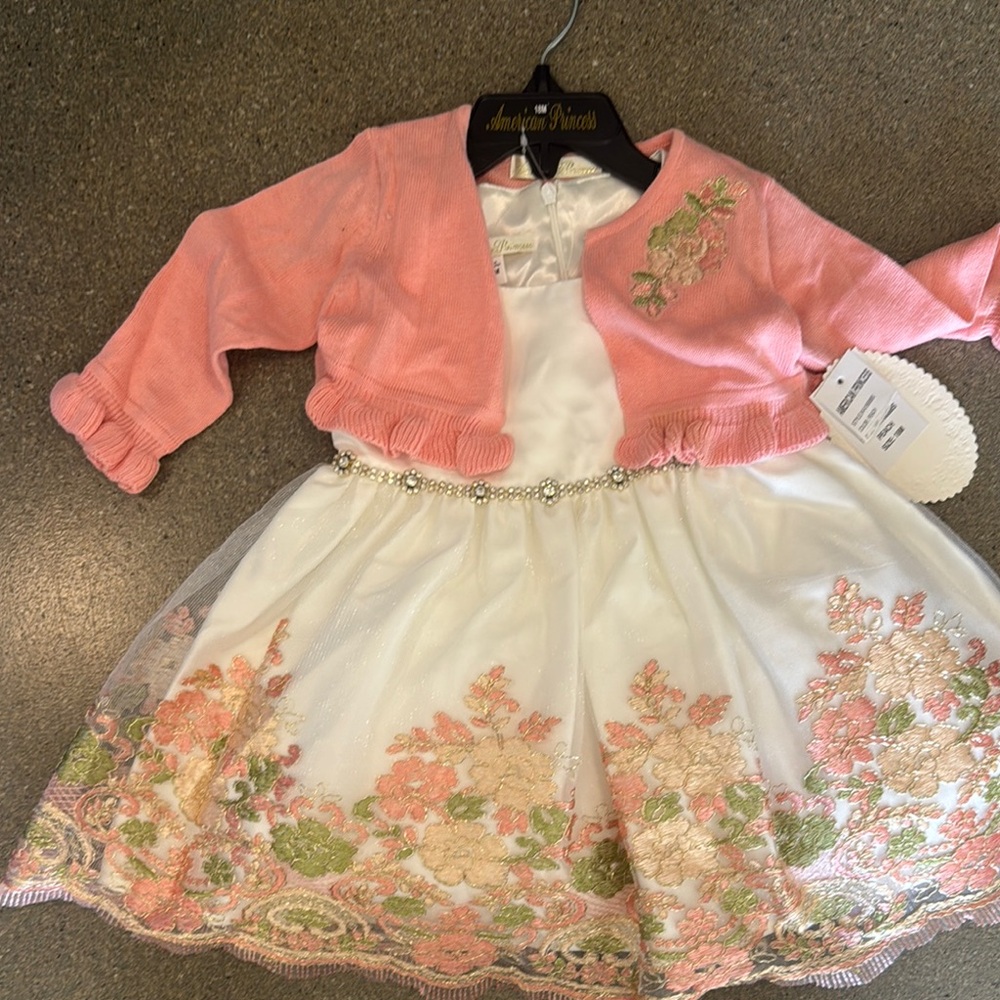 American Princess Pink and White Dance Costume